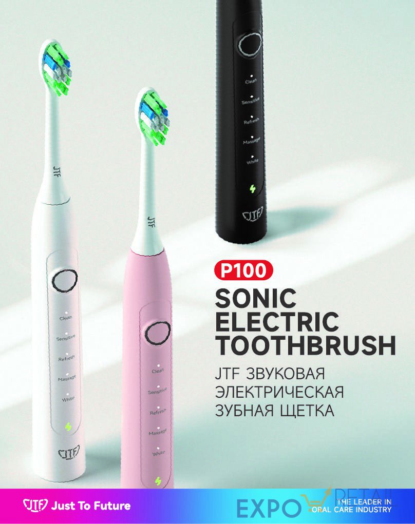 Звуковая электрическая зубная щетка JTF P100